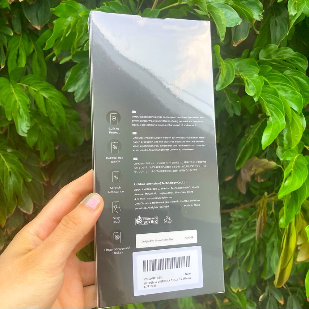 🆕 Ultra Glass Unbreak Screen Protector kit for IPhone 15 Pro Max - Picture 6 of 6